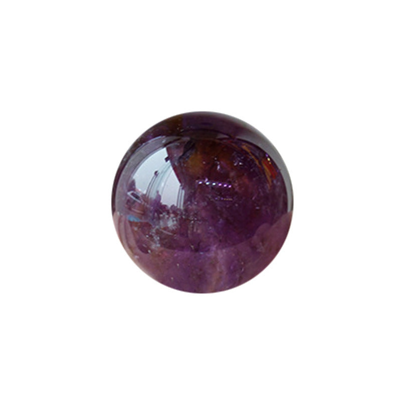 Natural,High-Grade, Brazilian Amethyst Sphere Ornaments!!Original Stone Hand Sanding!!