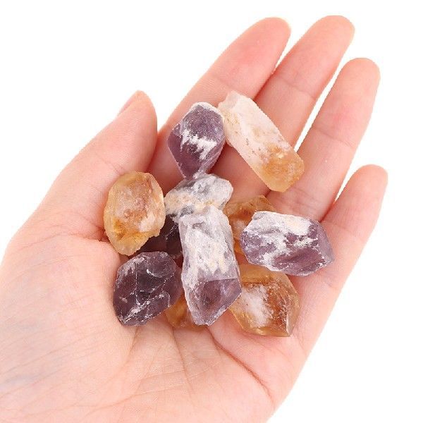 5PC Natural Amethyst Quartz Cluster Crystals