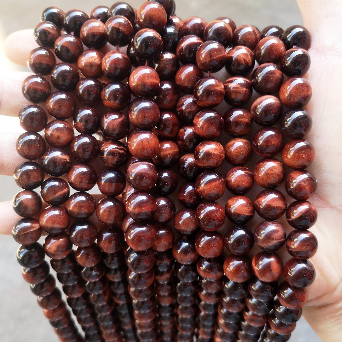 Tiger Eye Stone Loose Bead  Jewelry Accessories