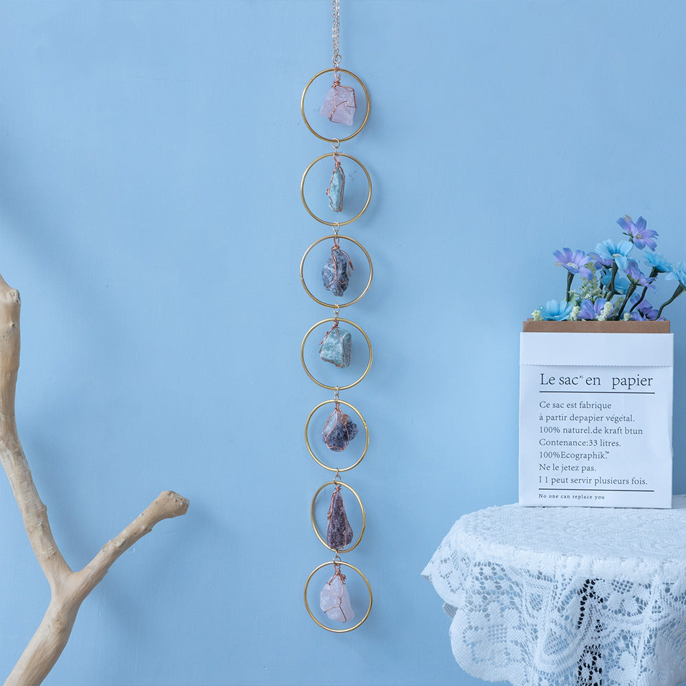 Crystal Stone Wind Chimes Pendant