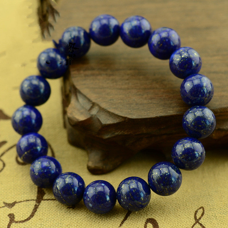 Single loop bracelet lapis lazuli bracelet