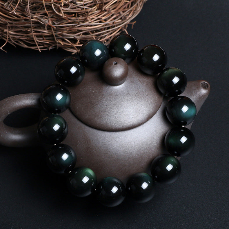 FREE SHIPPING!!Natural obsidian bracelet's