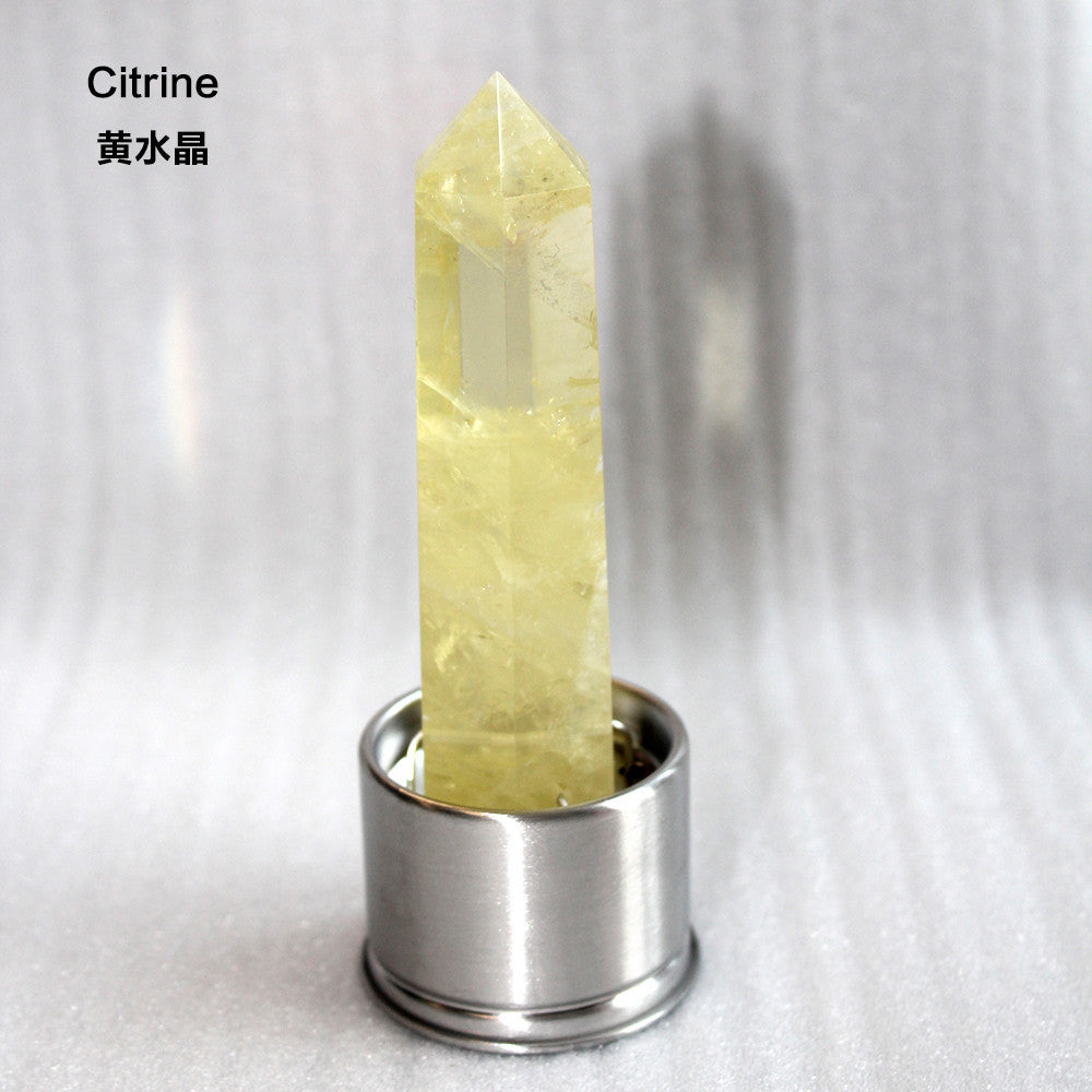 Natural Crystal Column (replacement ornament for water bottel)