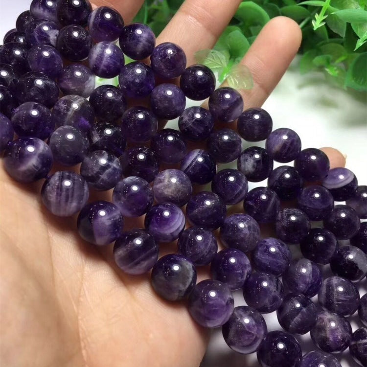 Natural Grade Dream Amethyst Crystal Loose Beads Round Beads