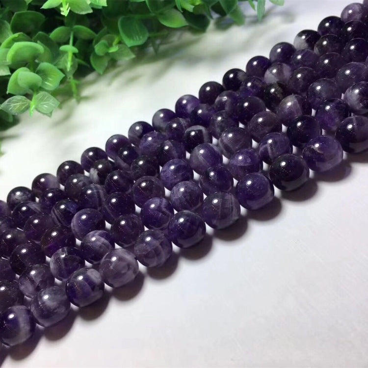 Natural Grade Dream Amethyst Crystal Loose Beads Round Beads