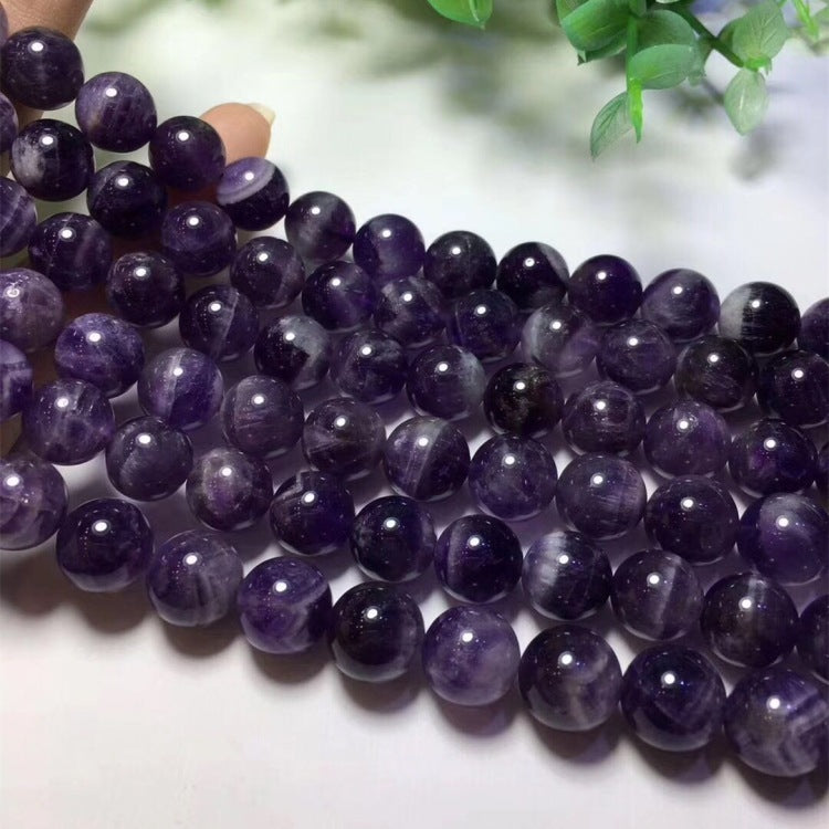 Natural Grade Dream Amethyst Crystal Loose Beads Round Beads