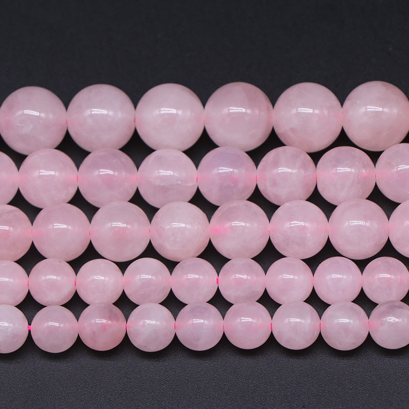 Pink Powder Crystal Loose Round Beads!