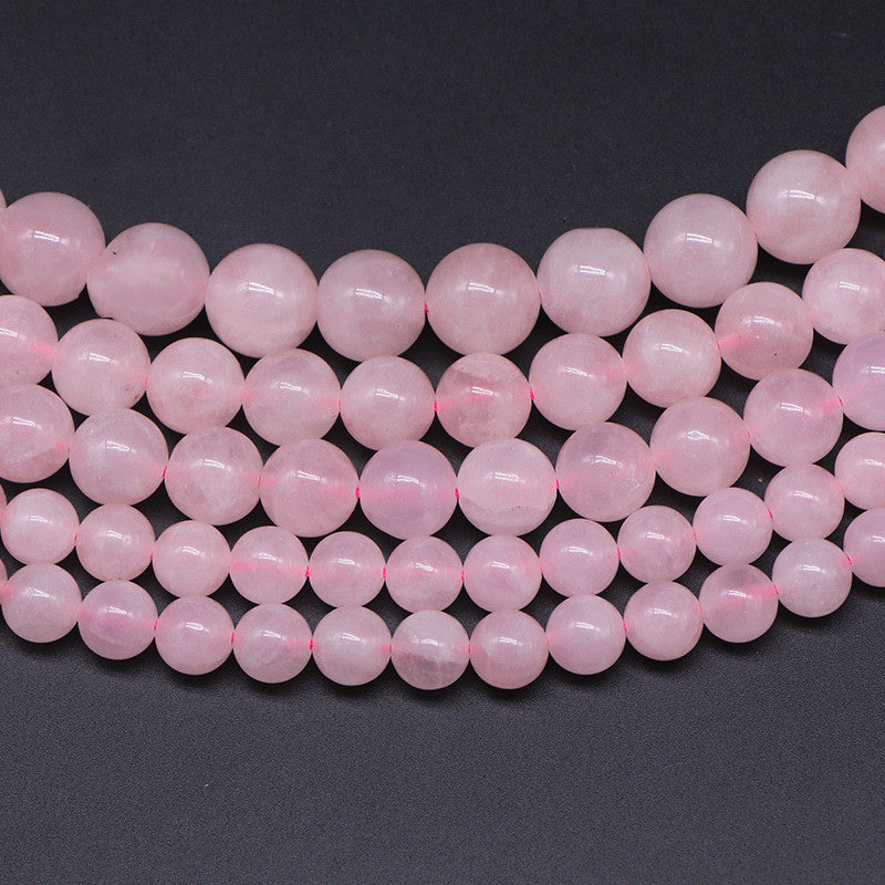 Pink Powder Crystal Loose Round Beads!