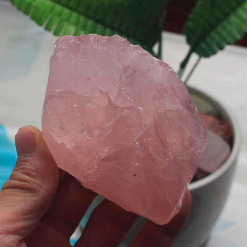 Rough Pink Powder Crystal Piece!!So Beautiful!