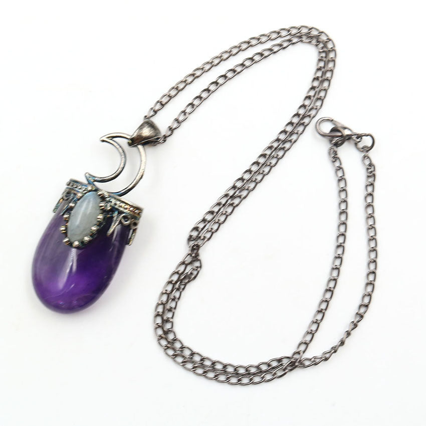 Moon Amethyst Pendant