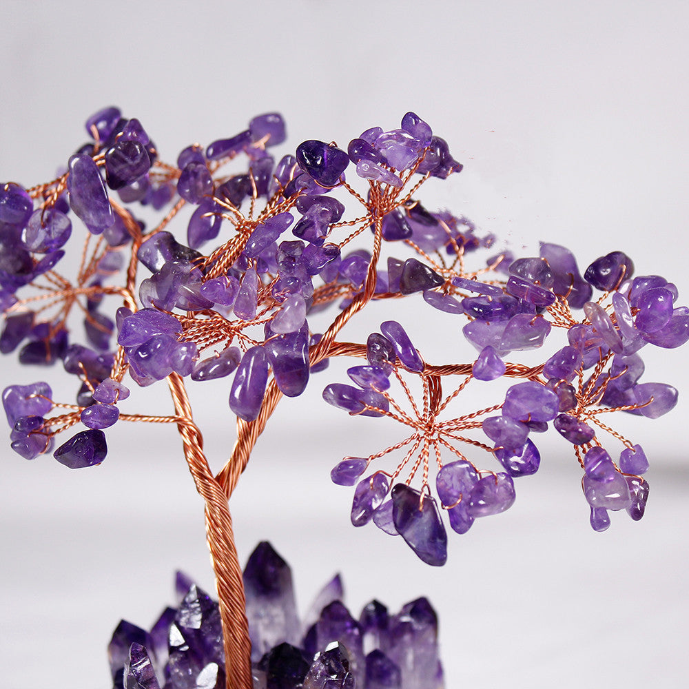 Natural Amethyst Flower Tree