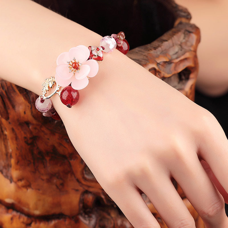 Gorgeous Flower Classic Tourmaline Bracelet!!