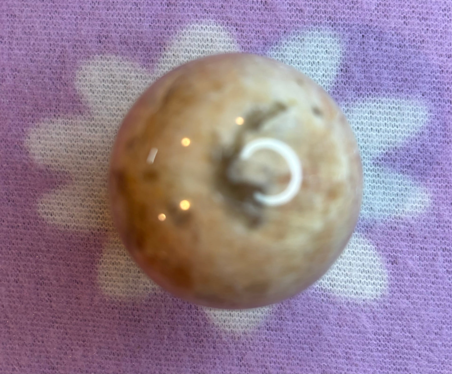 ✨🔮🌟PEACH MOONSTONE 🌙 SPHERE🌟🔮✨ADORABLE✨🌙