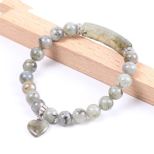 Natural Labradorite Stone Bracelet