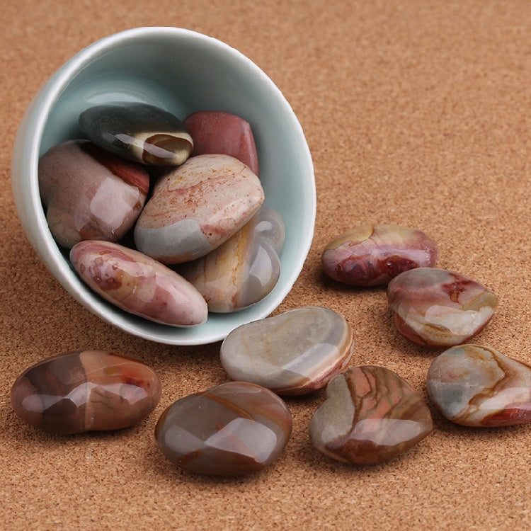 Natural sea stone heart shaped