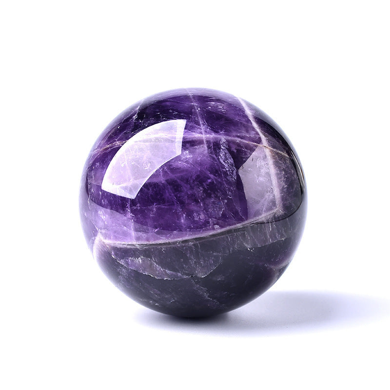 Natural Dream Amethyst Stone Ball Polishing