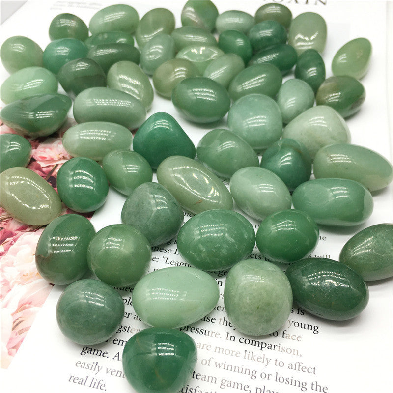 Natural Crystal Green Aventurine Rolling Stone