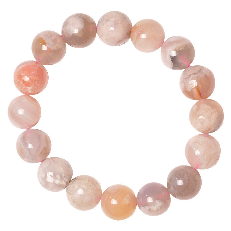 Cherry blossom agate bracelet