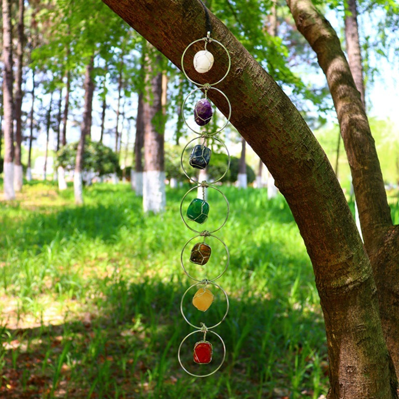 Crystal Stone Wind Chimes Decor!!