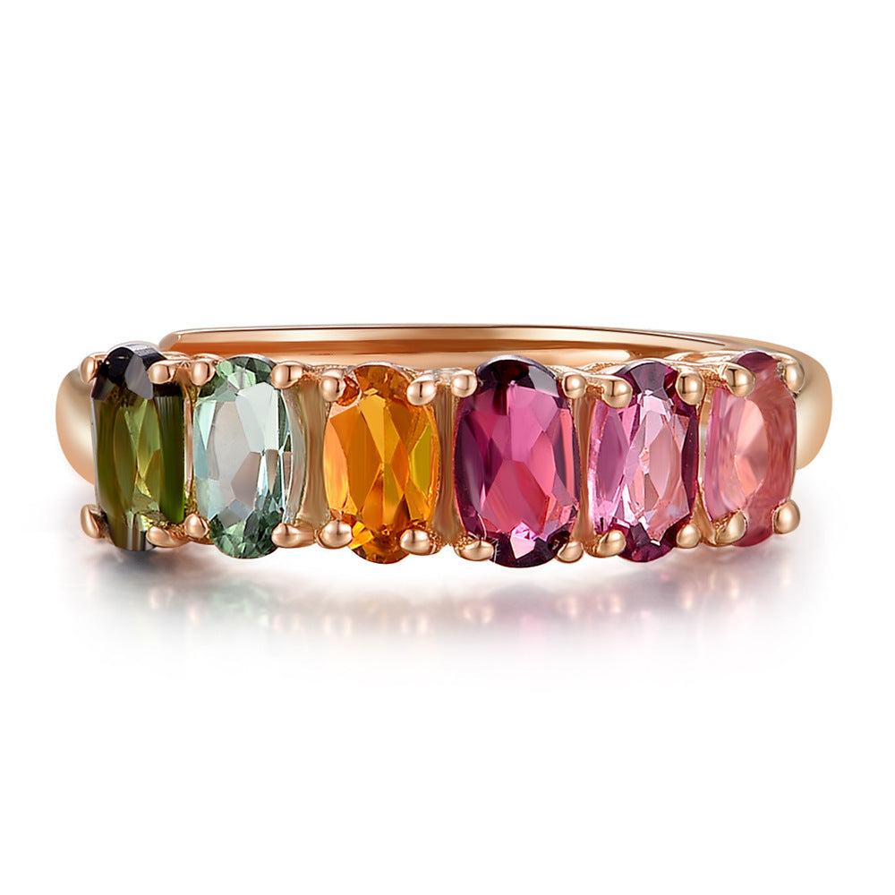 Tourmaline color ring