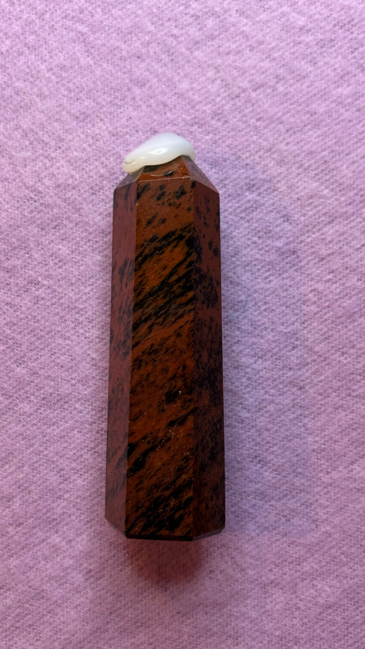 🌟🔮MAHOGANY OBSIDIAN OBELISK🔮🌟