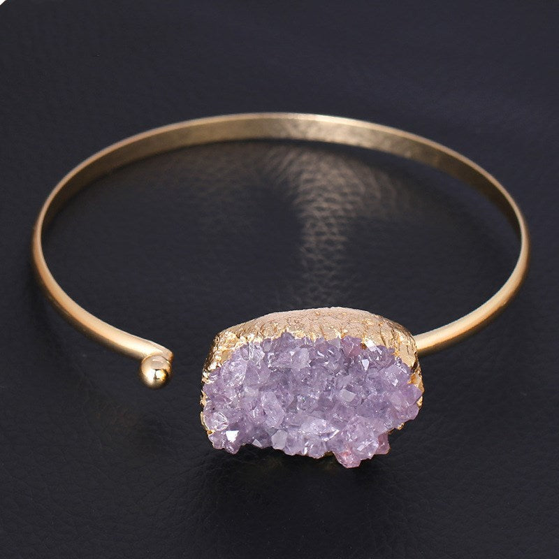 Amethyst adjustable bracelet