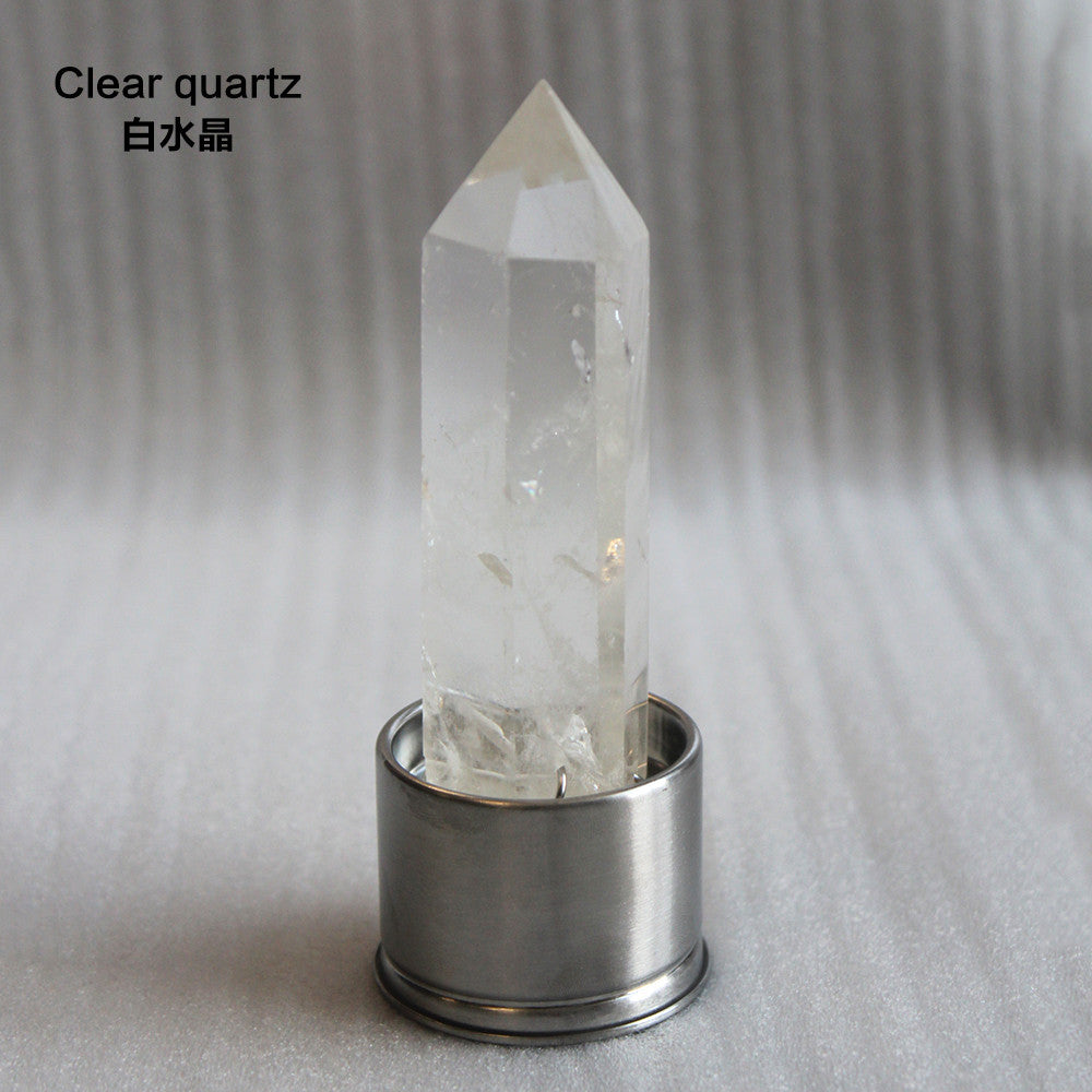 Natural Crystal Column (replacement ornament for water bottel)