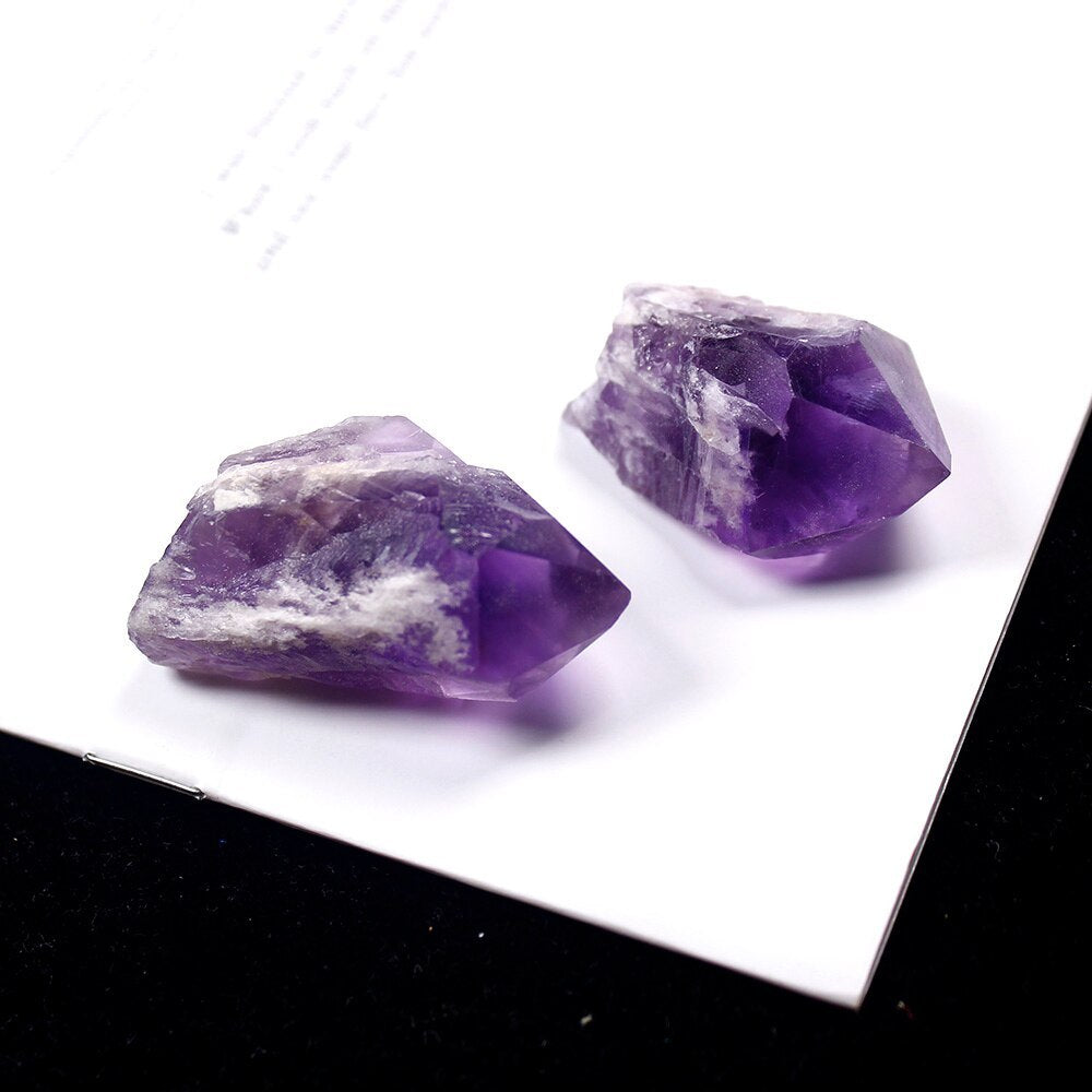 Amethyst Crystal Tooth Pieces