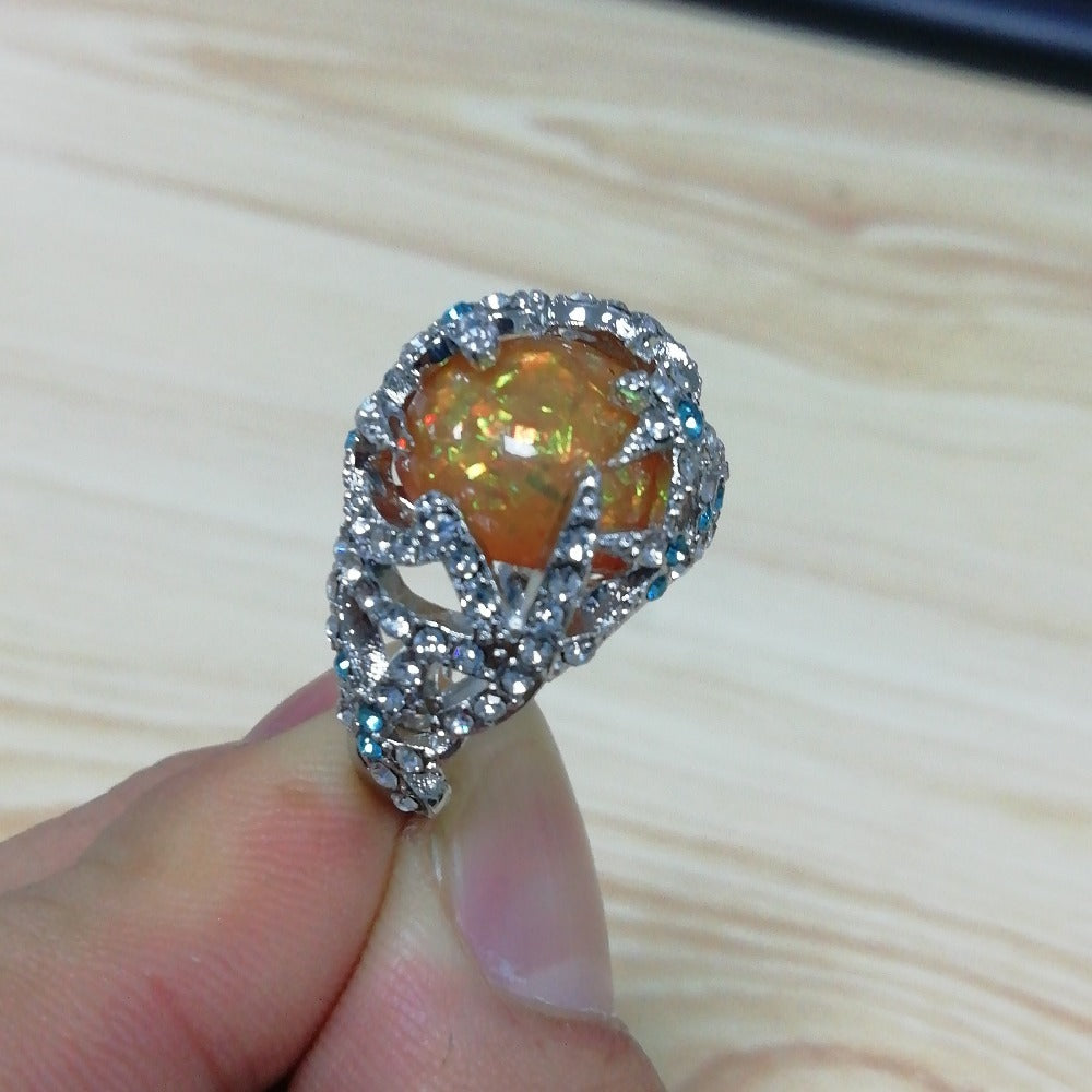 Fire Opal Ring