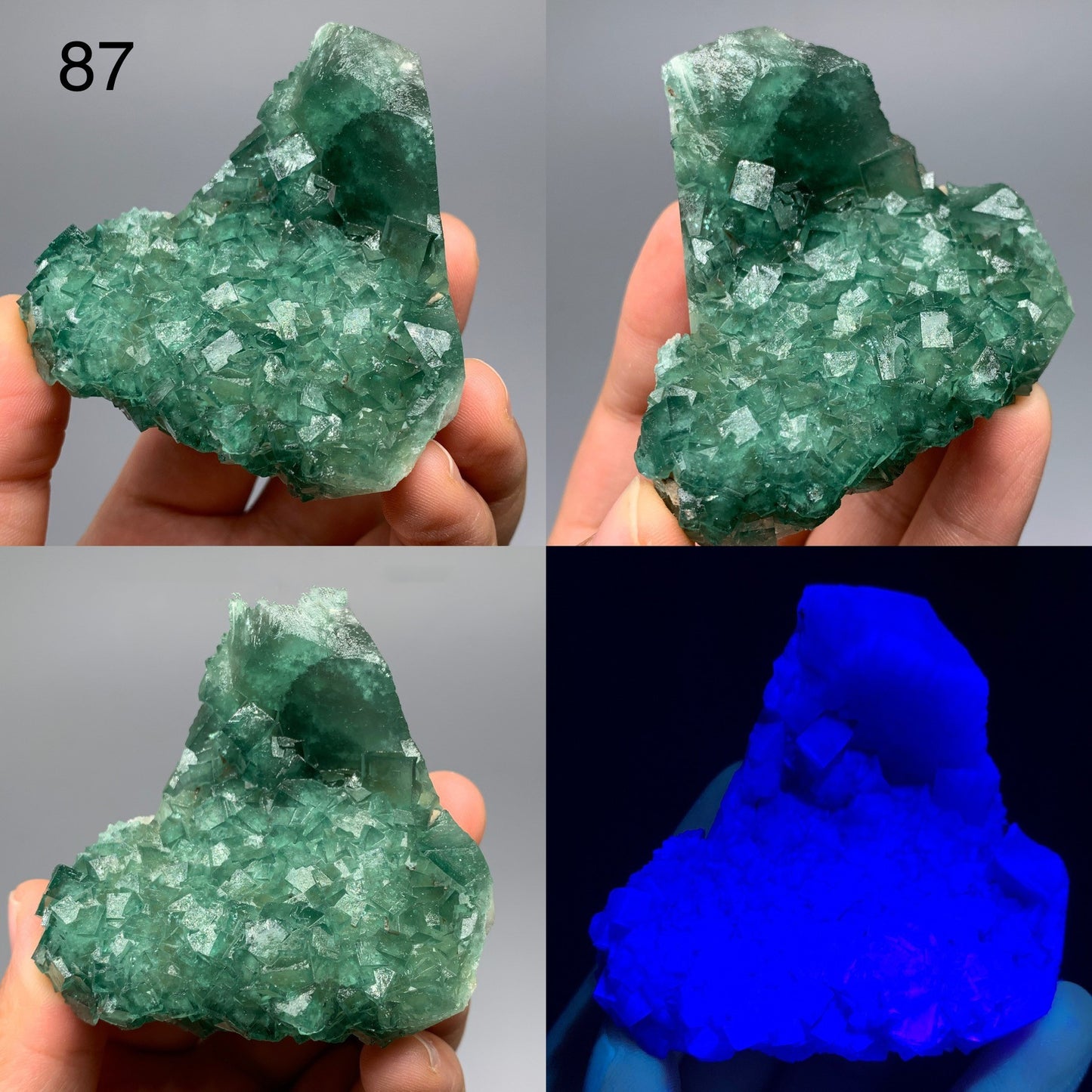 Natural Blue Fluorite Decorative Ornaments Of Ore Specimens