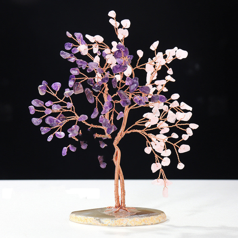 Natural Purple Citrine Tree Ornament🌳✨