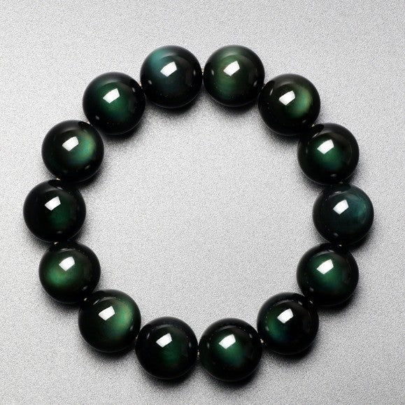 FREE SHIPPING!!Natural obsidian bracelet's