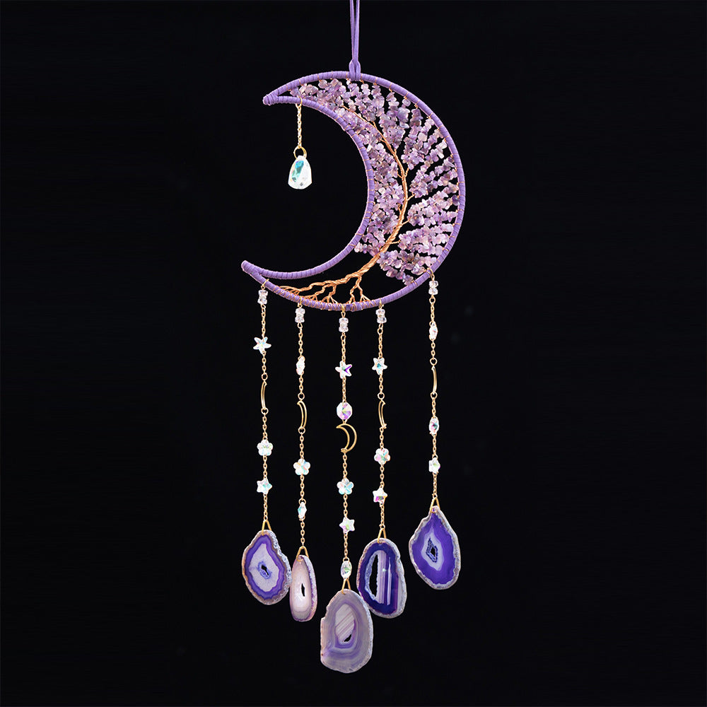 Amethyst Gravel Winding Wire Crystal Agate Home Decoration