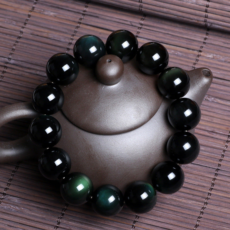 FREE SHIPPING!!Natural obsidian bracelet's