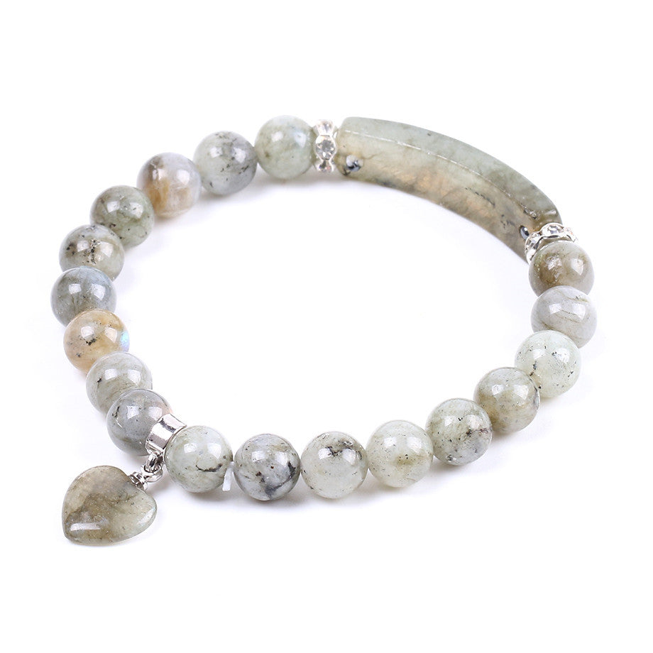 Natural Labradorite Stone Bracelet