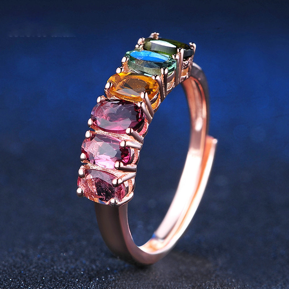 Tourmaline color ring