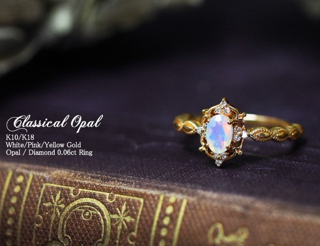 Natural opal jewelry, Vintage Jewelry, very elegant!