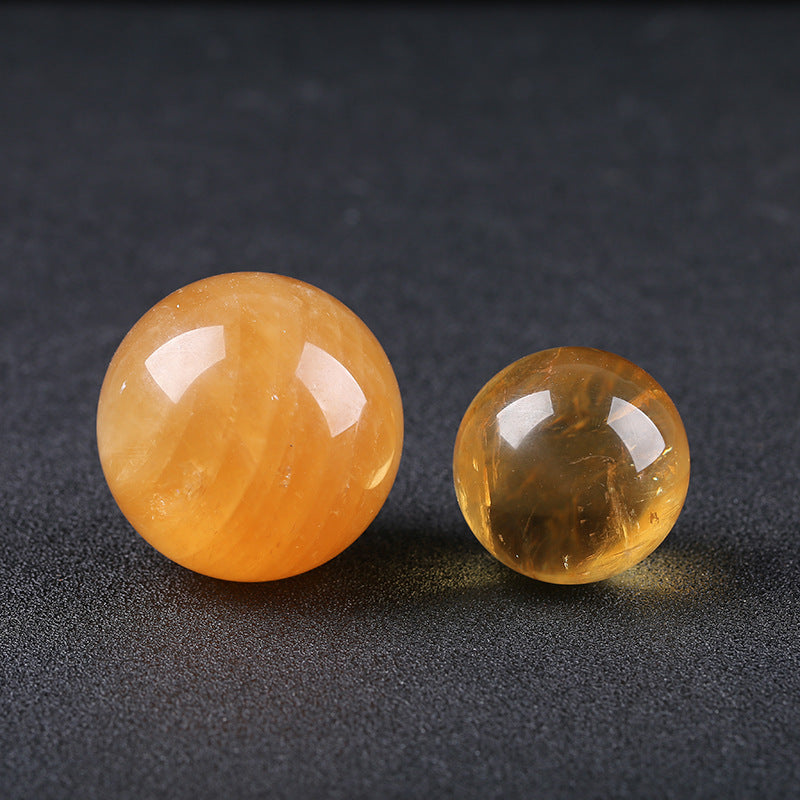 Citrine Calcite sphere