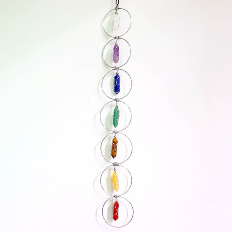 Crystal Stone Wind Chimes Decor!!