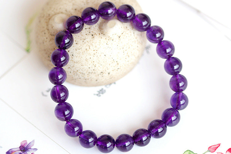 Natural amethyst bracelet