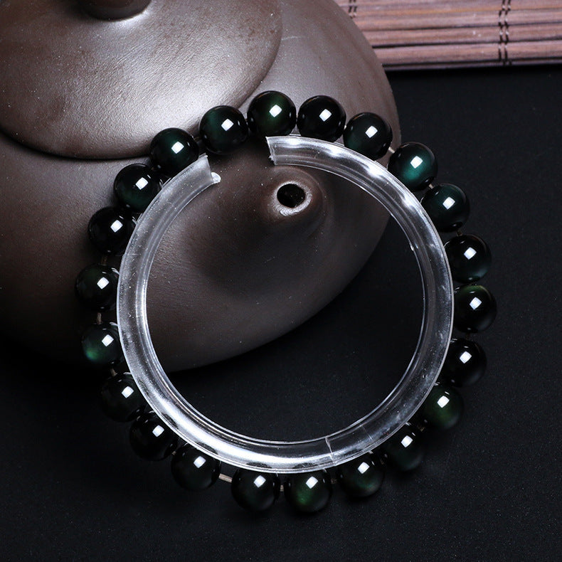 FREE SHIPPING!!Natural obsidian bracelet's