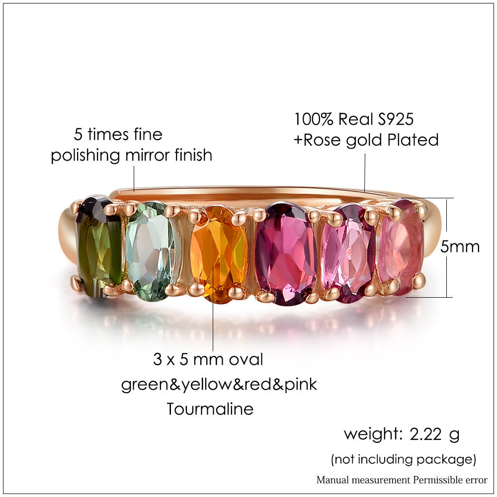 Tourmaline color ring