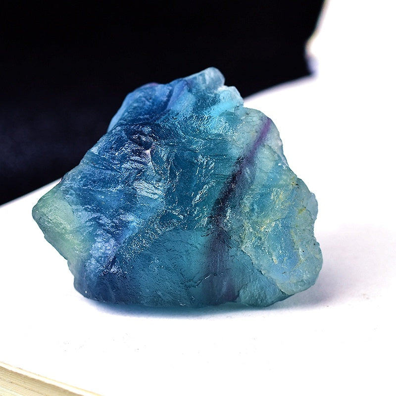 Natural Blue Fluorite Crystal Ornaments