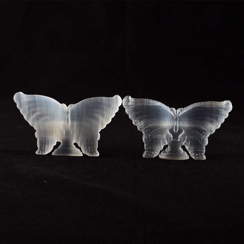 Selenite Butterfly Ornaments