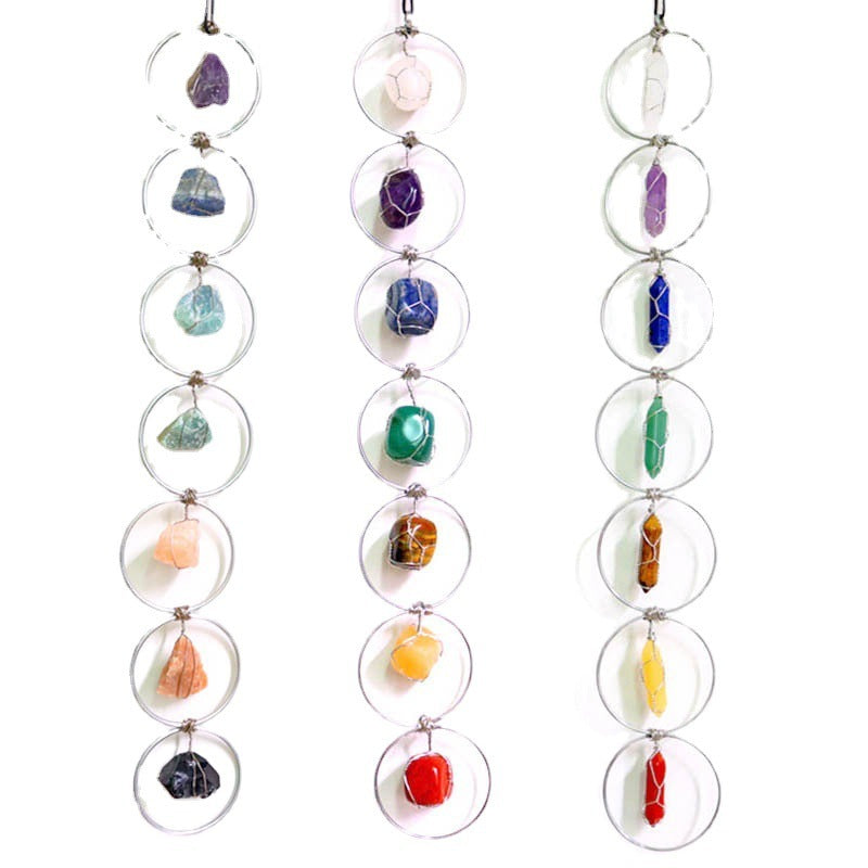 Crystal Stone Wind Chimes Decor!!