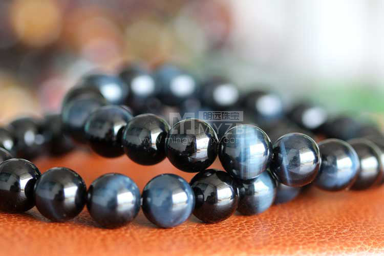 Natural high quality blue tiger eye stone bracelet jewelry