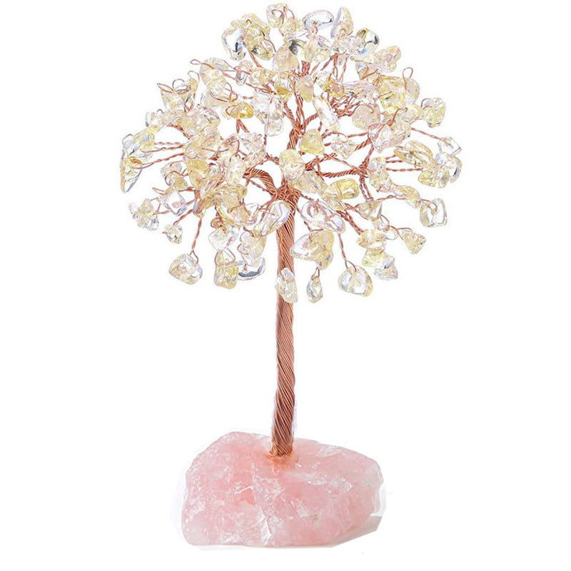 Natural Crystal Tree Fluorite Base Ornaments