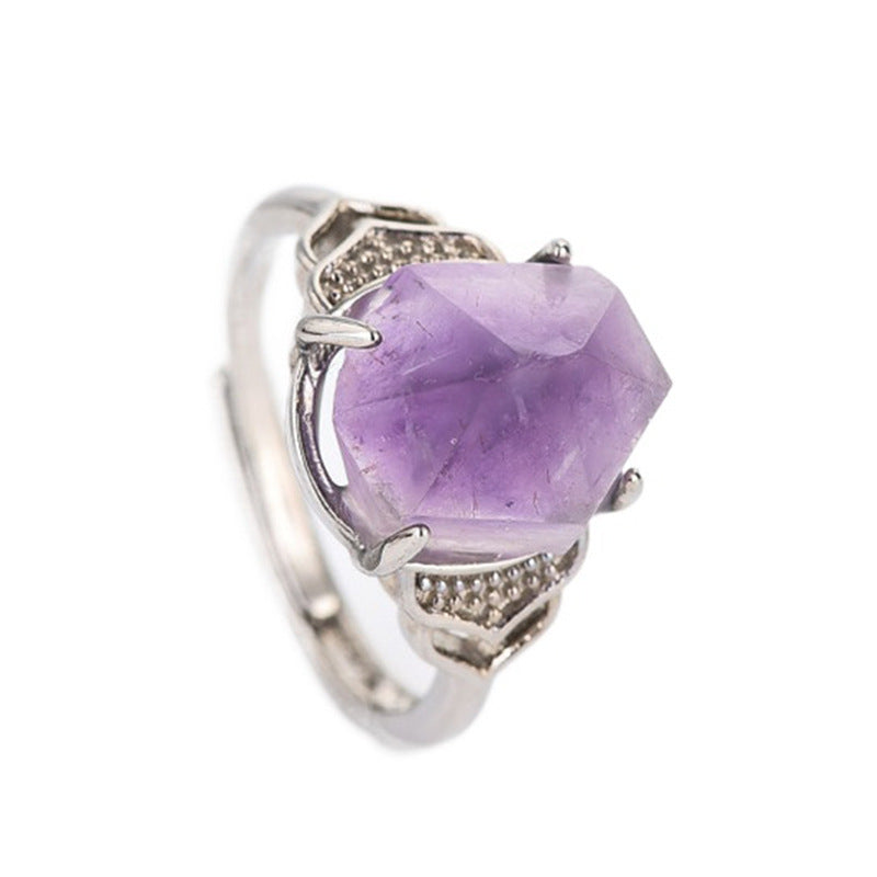 Natural Amethyst Ring!So Beautiful!