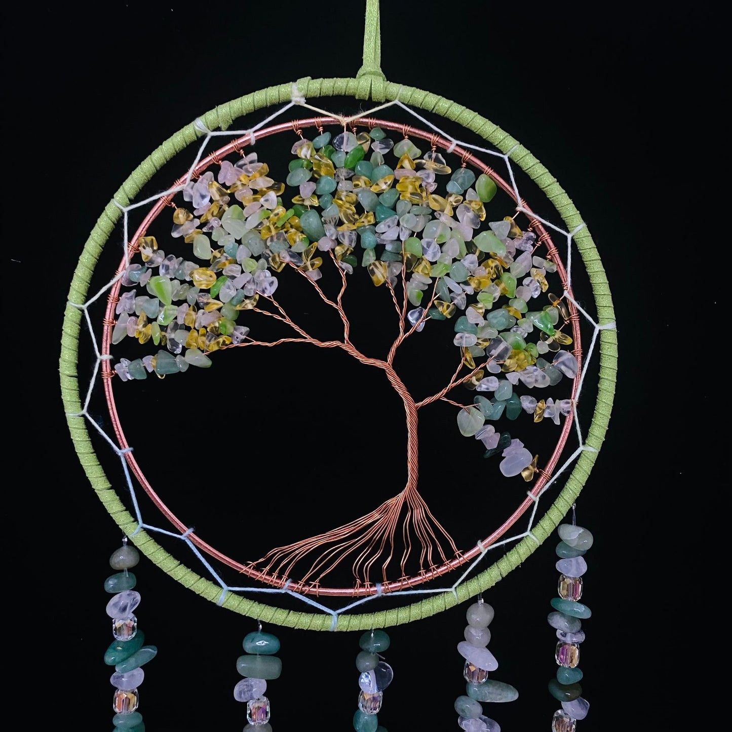 Multicolored Crystal-Tree of Life Decor