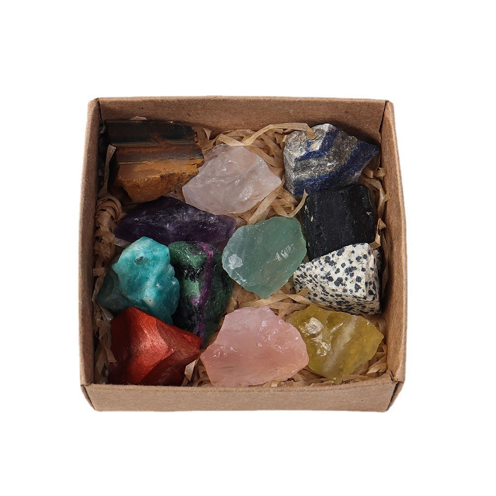 Natural Raw Crystal Boxed Gift Set!!